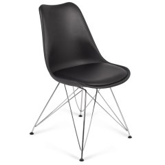 Krzesło nowoczesne skandynawskie Sofotel Morano czarne