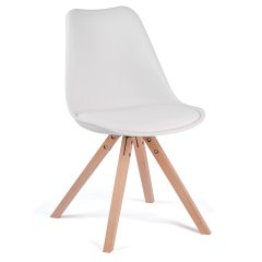 Krzesło nowoczesne skandynawskie Sofotel Verde białe