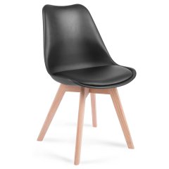 Krzesło nowoczesne skandynawskie Sofotel Ponti czarne