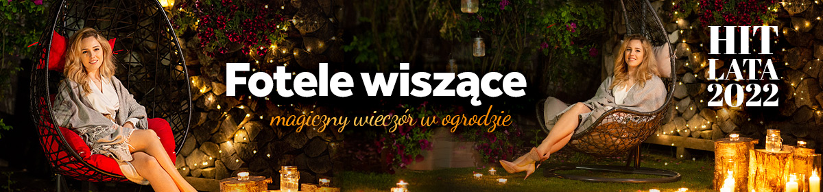 Fotele ogrodowe wiszące